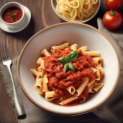 Pasta with Pork Meat