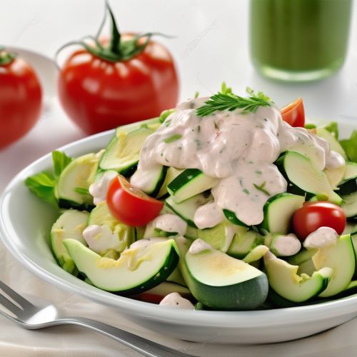 Zucchini and Chicken Salad