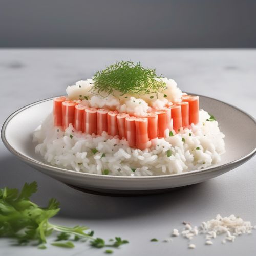 Crab Stick Rice with Cottage Cheese Mr. Cook