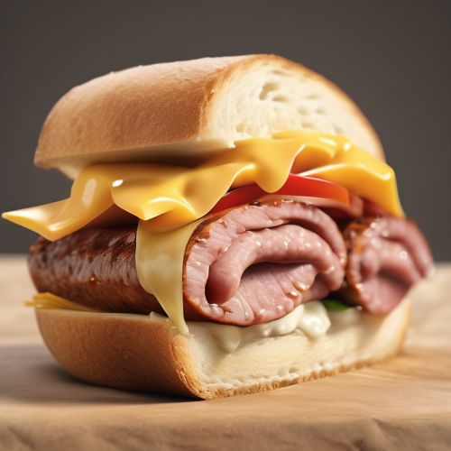 Cheesy Sausage Sandwich