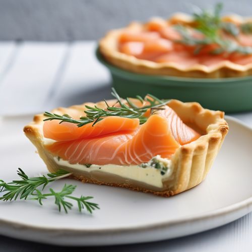 Gluten-Free Tart with Salmon