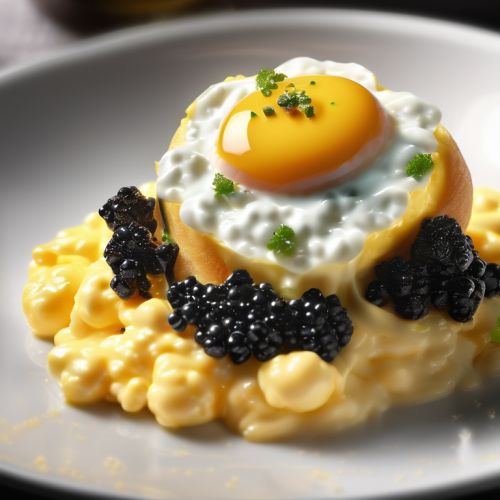 Eggs with Caviar