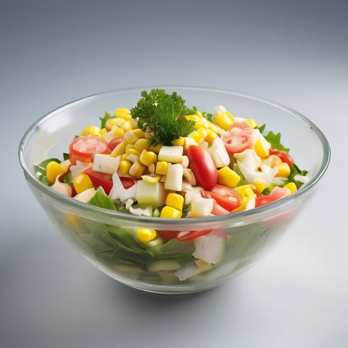 Corn and Crab Stick Salad