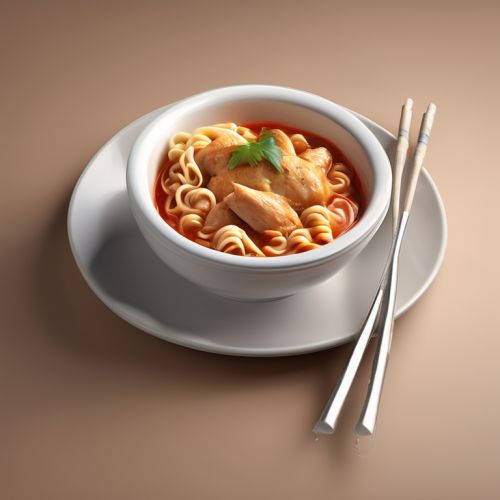 Chicken Noodles in Tomato Sauce