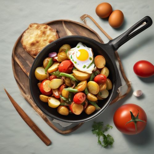 Potato Tomato Egg Stir-Fry