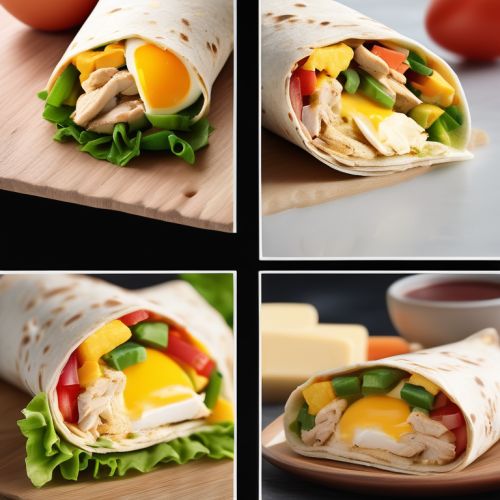 Chicken and Egg Breakfast Wrap