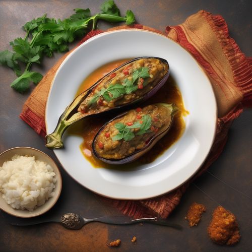 Levantine Inspired Stuffed Eggplant