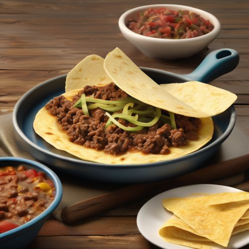 Tortilla with Ground Beef
