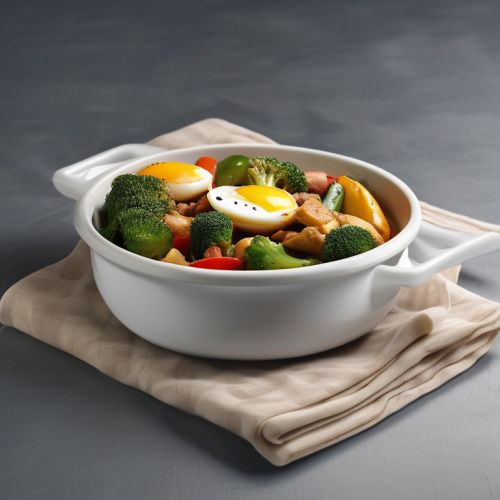 Eggs and Meat Stir-Fry