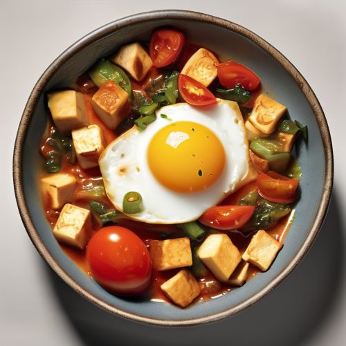 Eggs Tofu Tomato