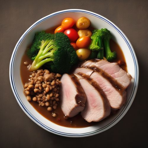 Pork with Buckwheat and Vegetables