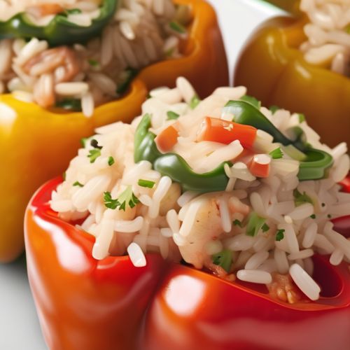 Stuffed Peppers with Rice and Chicken