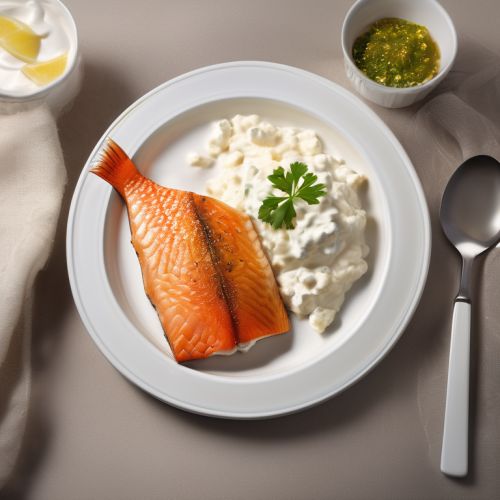 Fish and Cottage Cheese Dish