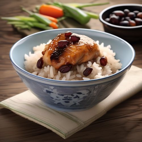 Rice with Chicken Thighs, Raisins, and Soy Sauce