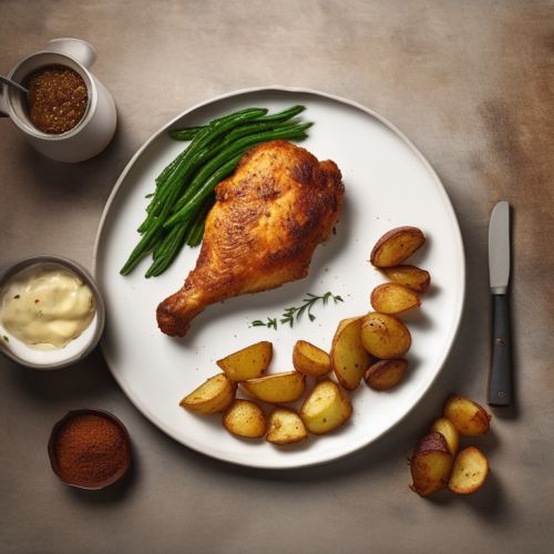 Spiced Chicken Fillet with Roasted Potatoes