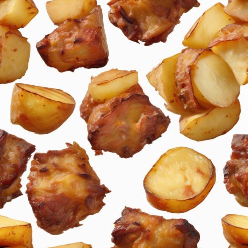 Fried Potatoes with Meat