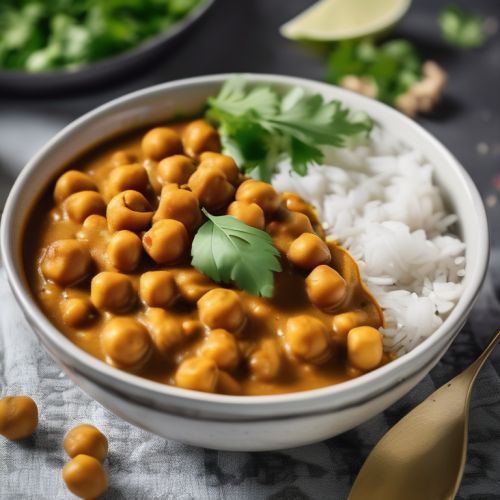 Kichererbsen Curry mit viel Protein