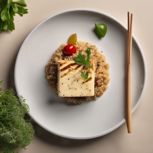 Ausgewogenes veganes Gericht