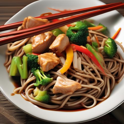 Soba Stir-Fry with Sweet and Sour Sauce
