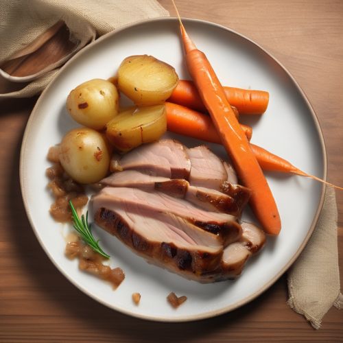 Pork with Onion, Carrot, and Potatoes