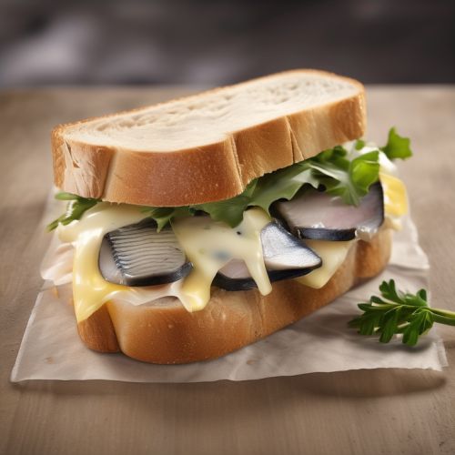 Herring and Cheese Sandwich