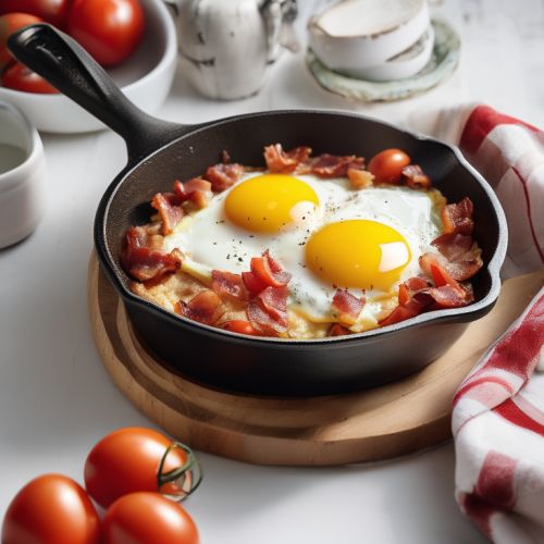Egg and Bacon Tomato Skillet