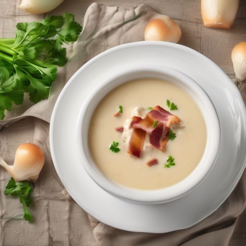 Chicken Onion Cheese Soup