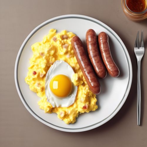 Scrambled Eggs with Sausage