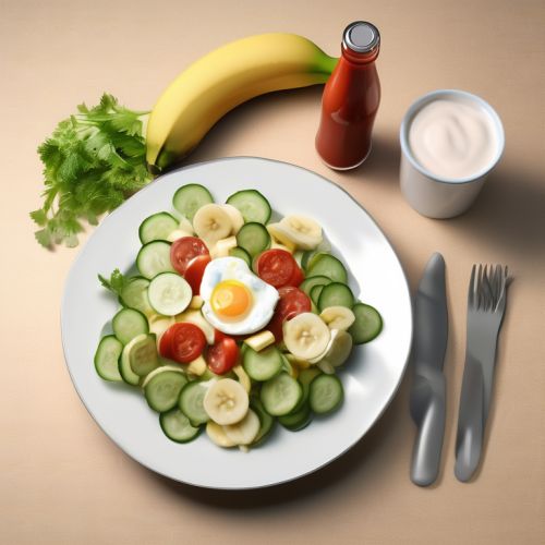 Banana Sausage Salad