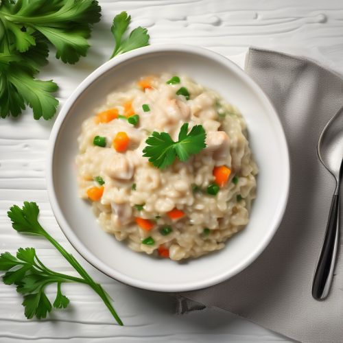 Creamy Chicken and Vegetable Risotto