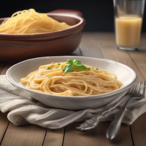 Cheesy Potato Spaghetti