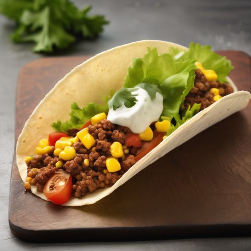 Taco with Minced Meat