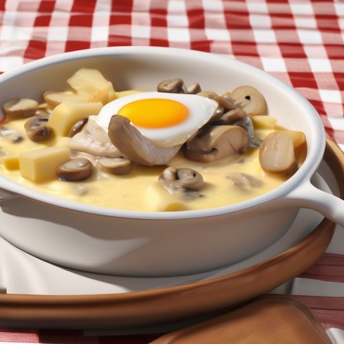 Chicken Potato Mushroom Egg Cheese Milk
