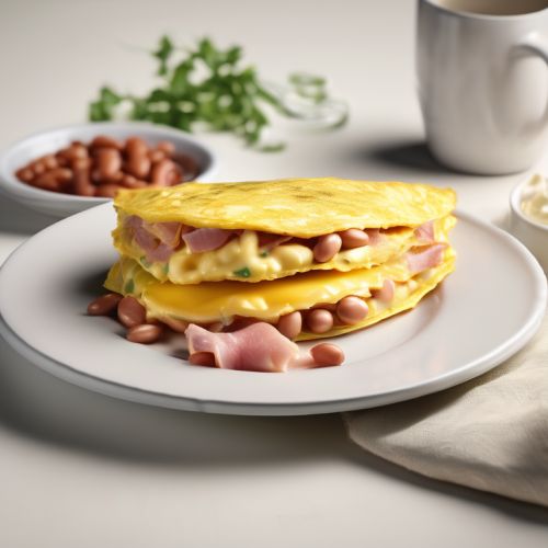 Ham and Bean Omelette