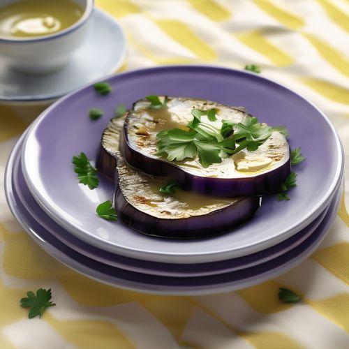 Roasted Eggplant with Garlic and Lemon
