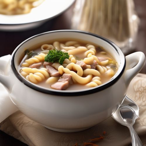 Pork and Macaroni Soup