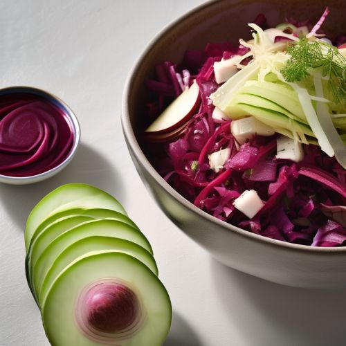 Beet, Apple, and Cabbage Salad