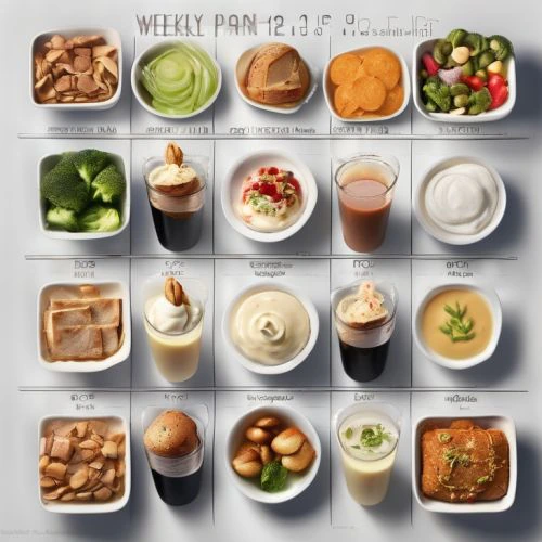 Menu for a Week - 1200 Calories per Day