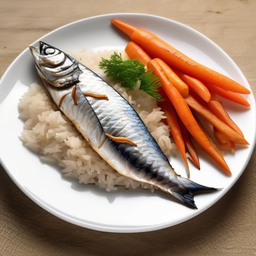 Baked Mackerel with Rice