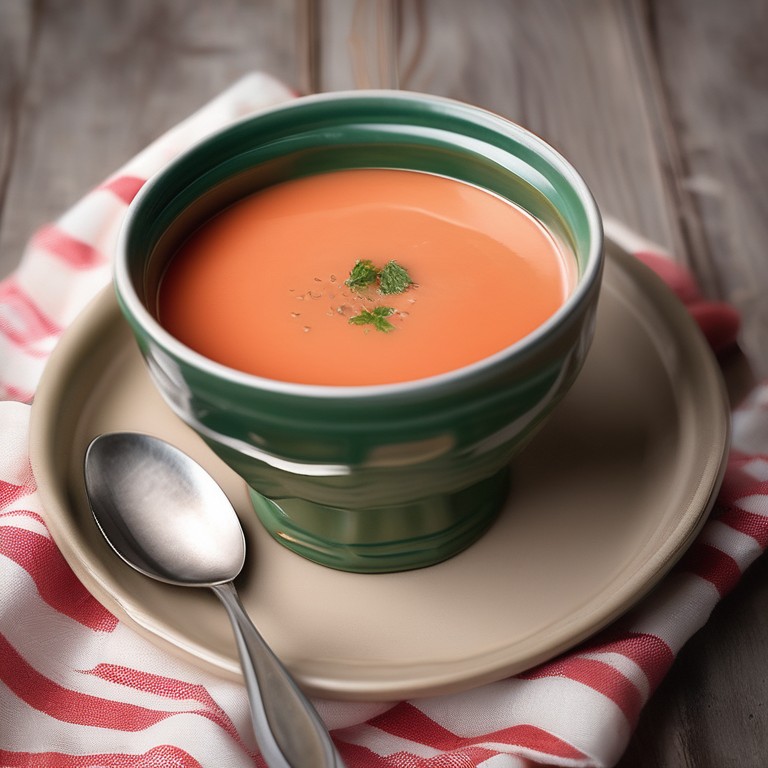 Tomato Egg Milk Soup