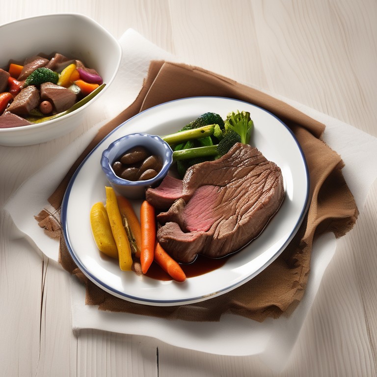 Beef with Vegetables in Oven