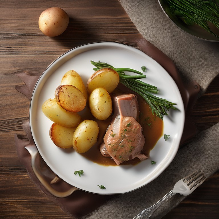 Rabbit Fillet with Potatoes