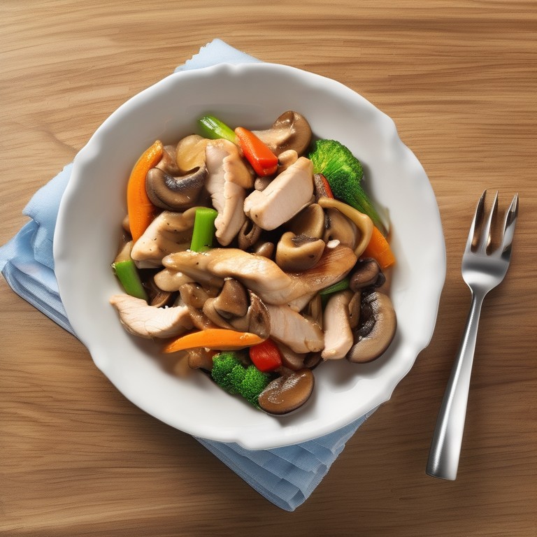 Chicken and Mushroom Stir-Fry