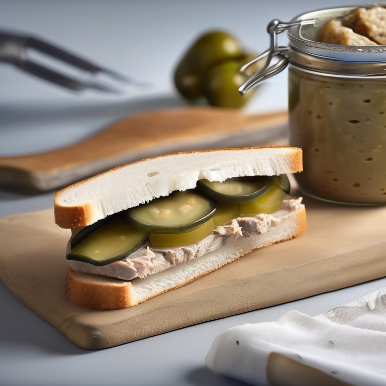 Cod Liver Pate Sandwich