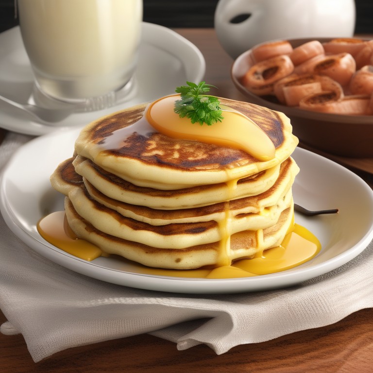 Egg and Sausage Pancakes