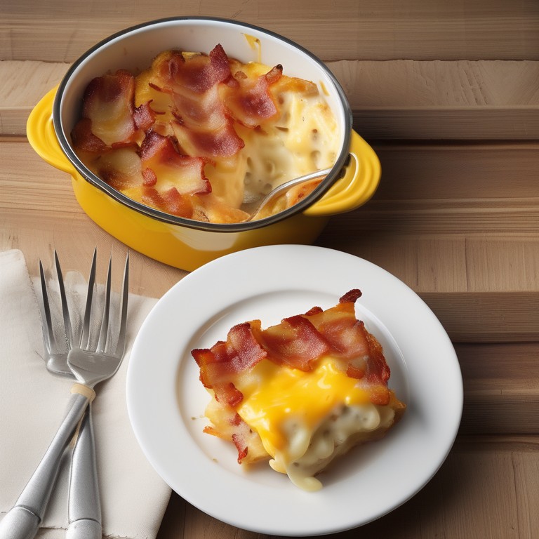 Bacon, Cheese, and Potato Bake