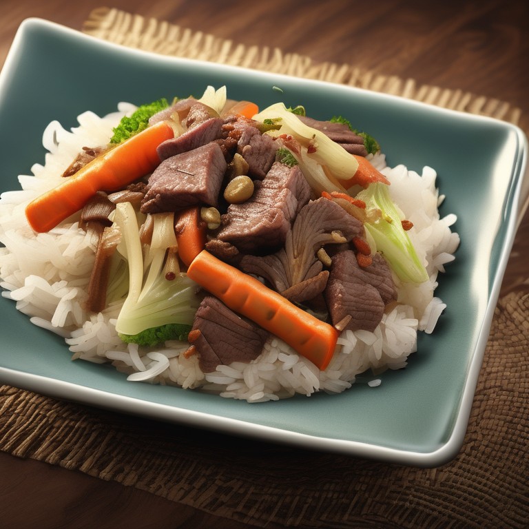Cabbage and Beef Stir-Fry