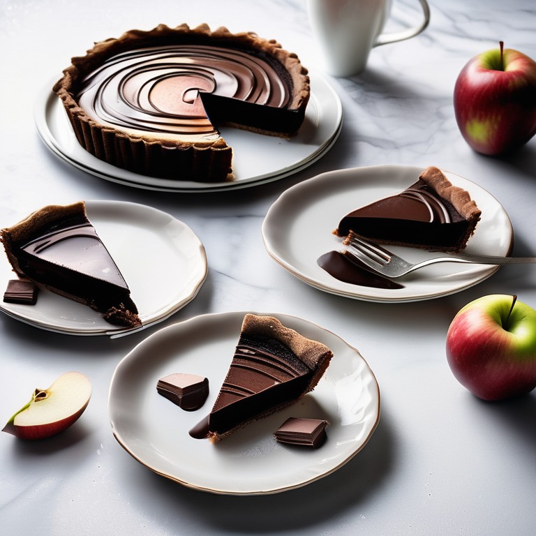 Chocolate Apple Tart