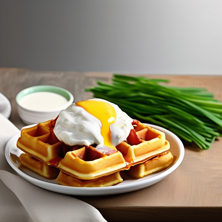 Potato Waffles with Cheese