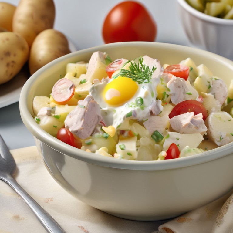 Potato Salad with Chicken